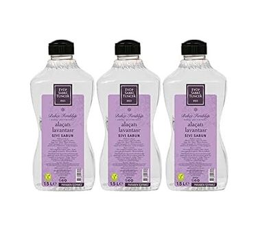 Diğer 128848604 Düvenci Toptan Alaçatı Lavantası Sıvı Sabun 1500 Ml X 3 Adet