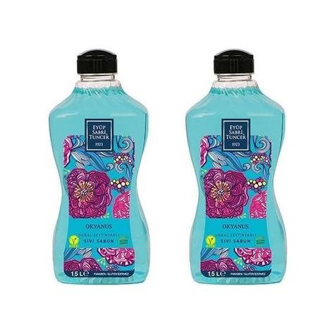 Diğer 128848690 Doğal Zeytinyağlı Sıvı Sabun Okyanus 1500 Ml Pet Şişe X 2 Adet 59979456