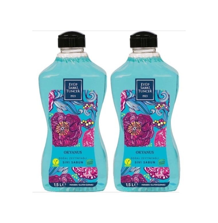 Diğer 128848698 Zeytinyağlı Sıvı Sabun Okyanus 1500 Ml X 2