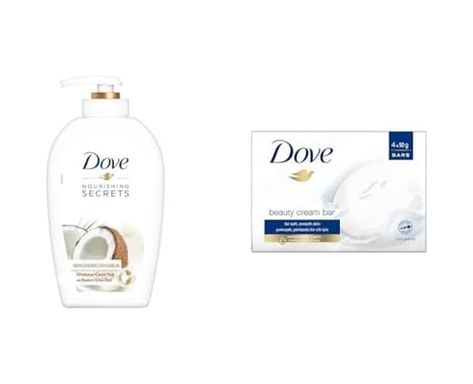 Diğer 128848737 Dove Nemlendirici Sıvı Sabun Hindistan Cevizi Yağı Ve Sütü Özlü 500 Ml 1 Dove Beauty Cream Bar Katı Güzellik Sabunu Original Nemlendirici Etkili, 4 X 90 G 1