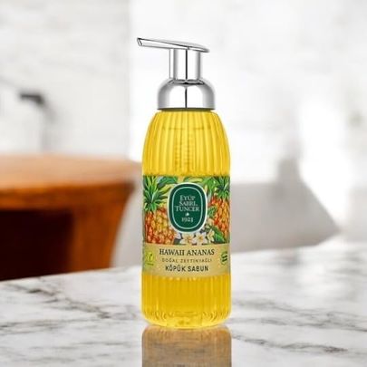 Diğer 128848888 Doğal Zeytinyağlı Köpük Sabun Hawaii Ananas 500 Ml