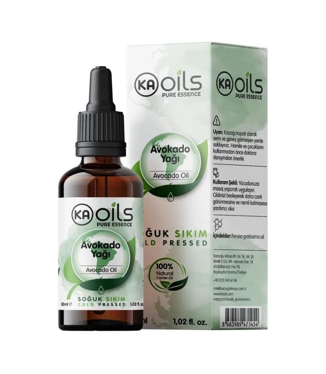Diğer 128849075 Yağı 30 Ml Soğuk Sıkım - 100% Pure & Natural Avocado Oil Cilt & Saç İçin Yoğun Nemlendirici Bitkisel Yağ E Vitamini Ve Yağ Asitleri İçerir