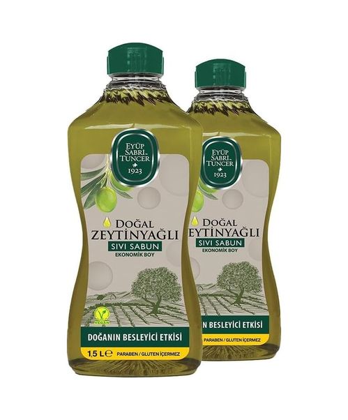 Diğer 128849251 Doğal Zeytinyağlı Sıvı Sabun 1.5 Lt X 2