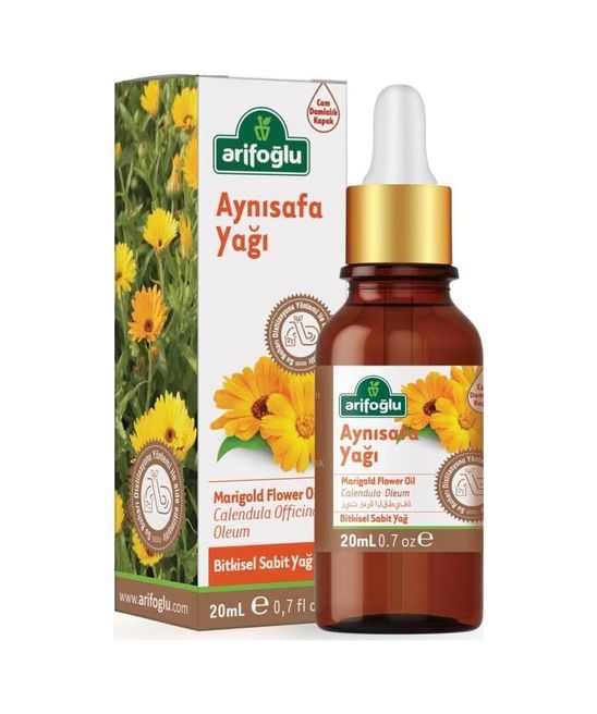 Diğer 128850404 Aynısafa Yağı 20Ml - Soğuk Sıkım, Cilt Onarıcı, Doğal Nemlendirici Calendula Oil 20Ml - Cold Pressed, Skin Repairing, Natural Moisturizer