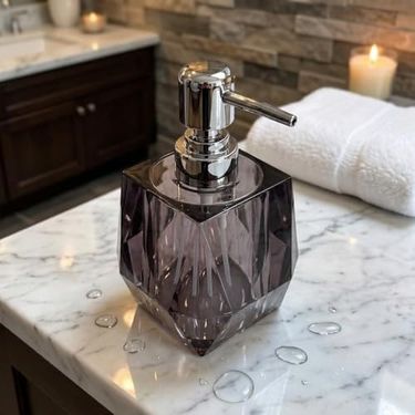 Diğer 128853481 1 Adet Akrilik Sıvı Sabunluk Seti 200 Ml - 2 Farklı Renkli Kırılmaz Şeffaf Banyo Ve Mutfak Düzenleyici Şık Losyon Ve Sabun Pompası Organizer Asorti
