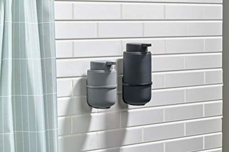 Diğer 128853653 Ume Duvar Askısı, Ume Sabunluk/diş Fırçası Kabı Tutucu, Toz Boyalı Metal, Siyah