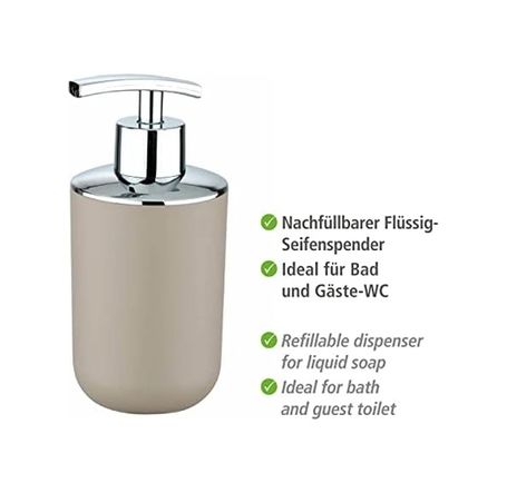 Diğer 128854679 Sabunluk Brasil Taupe Yırtılmaz Gri - Gri-Kahverengi