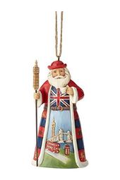 Diğer 128856377 Jim Shore Heartwood İngiliz Baba Asma Süs, 11,5 Cm, İçin Çok Renkli