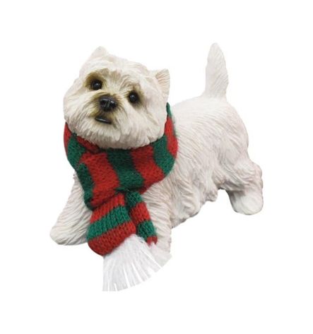 Diğer 128856639 Sandicast Christmas Ornaments Breed: West Terrier