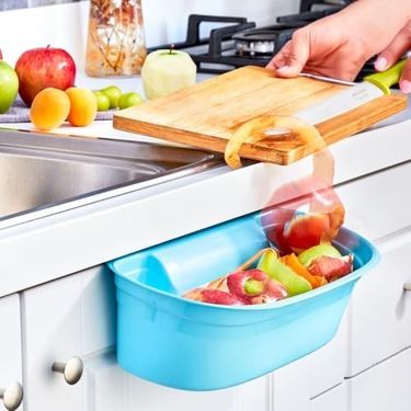 Diğer 128861694 Dolap Kapağına Asılan Çöp Kovası, Mutfak İçin Pratik Asılabilir Kova