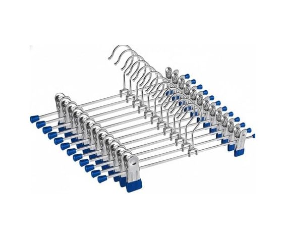 Diğer 128862968 5 Li Metal Pantolon Ve Etek Askısı 360 Dönebilen Kancalı, Ayarlanabilir Çoklu Askı, Dolap İçi Yer Tasarruflu Elbise Askısı, Pantolon, Etek, Şal, Çorap Düzenleyici Set 30 Cm