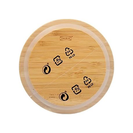 Diğer 128863100 Contaıner Lıd, 3'lü Set, Bambu, 14 Cm, 100 C'ye Dayanır