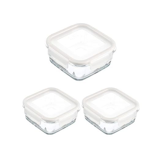 Diğer 128863421 Lav Fresco Tekli Saklama Kabı, 720 Cc, Cam 3Lü Paket