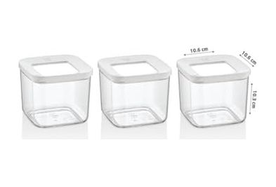 Diğer 128863630 Kare Saklama Kabı, 3X700 Ml