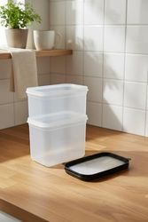 Diğer 128863777 Hide Plus 2'lı Saklama Kabı Siyah 2X 1,9Lt