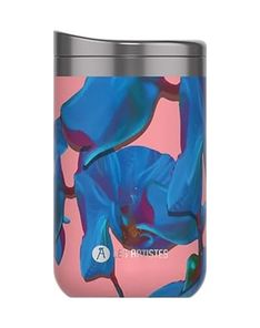 Diğer 128864312 Les Artistes Paris 350 Ml Çift Katmanlı Paslanmaz Çelik Isı Yalıtımlı Termos Mug Blue Pearl Sızdırmaz, Bpa İçermez, 5 Saat & 10 Saat Soğuk Tutma Kapasitesi Şık Ve Hediye Seçeneği