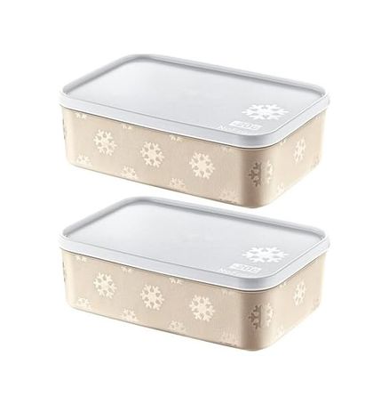 Diğer 128866108 2'li Set No Frost Saklama Kabı 1600 Ml