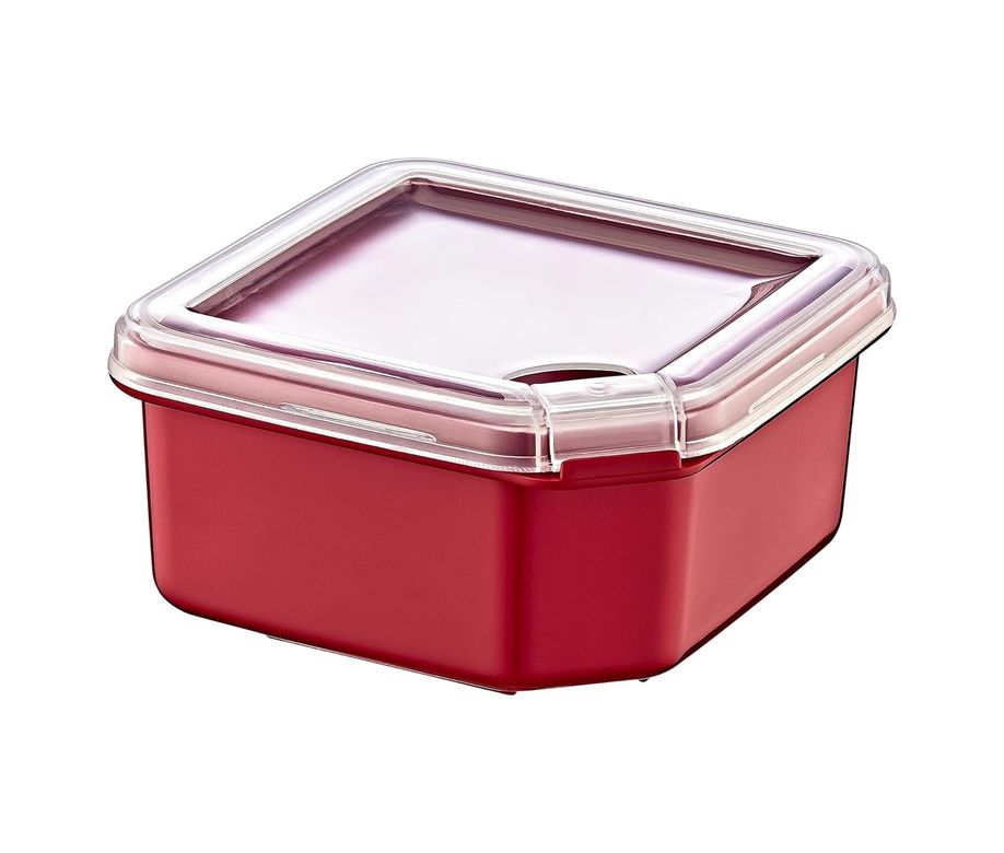 Diğer 128866848 Q-Box Saklama Kabı 1000 Ml Carmen Kırmızı