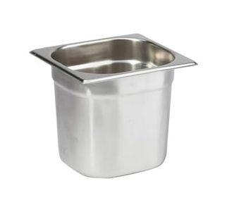 Diğer 128868455 Paslanmaz Çelik Gastronom/gastronorm Küvet Gn 1/6-150 17,6 X 16,2 X 15 Cm