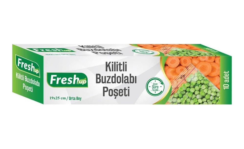 Diğer 128868699 Fresh-Up Kilitli Buzdolabı Poşeti 19X25Cm 10'lu