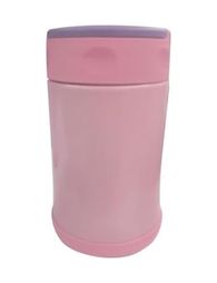 Diğer 128869028 Çelik İçli Termos 500 Ml Çelik Kaşık İle Pembe-Mor