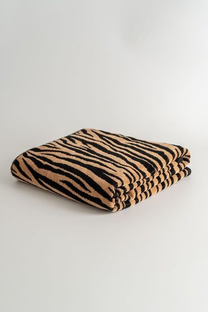 Diğer 128869195 Tiger %100 Pamuk Kadife Banyo Havlusu