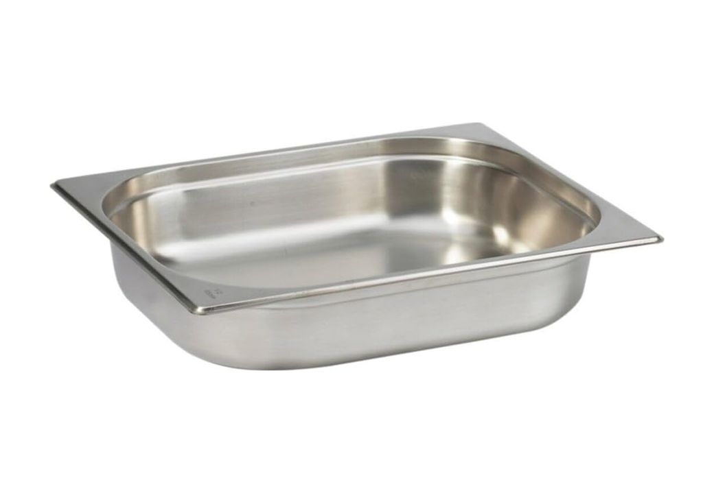 Diğer 128869301 Paslanmaz Çelik Gastronom/gastronorm Küvet Gn 1/2-40 32,5 X 26,5 X 4 Cm