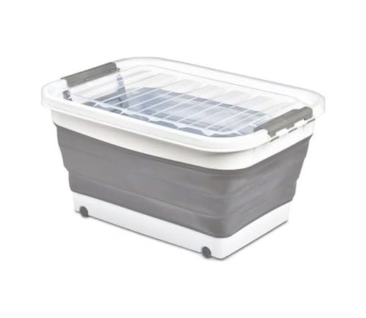 Diğer 128870784 Tekerlekli Katlanabilir Akordiyon Saklama Sepeti Pratik Ve Taşınabilir Tekerlekli Katlanabilir Akordiyon Saklama Sepeti - Düzeni Kolayca Sağlayın 45 Litre Ve 30 Litre Seçenekli 30 Litre
