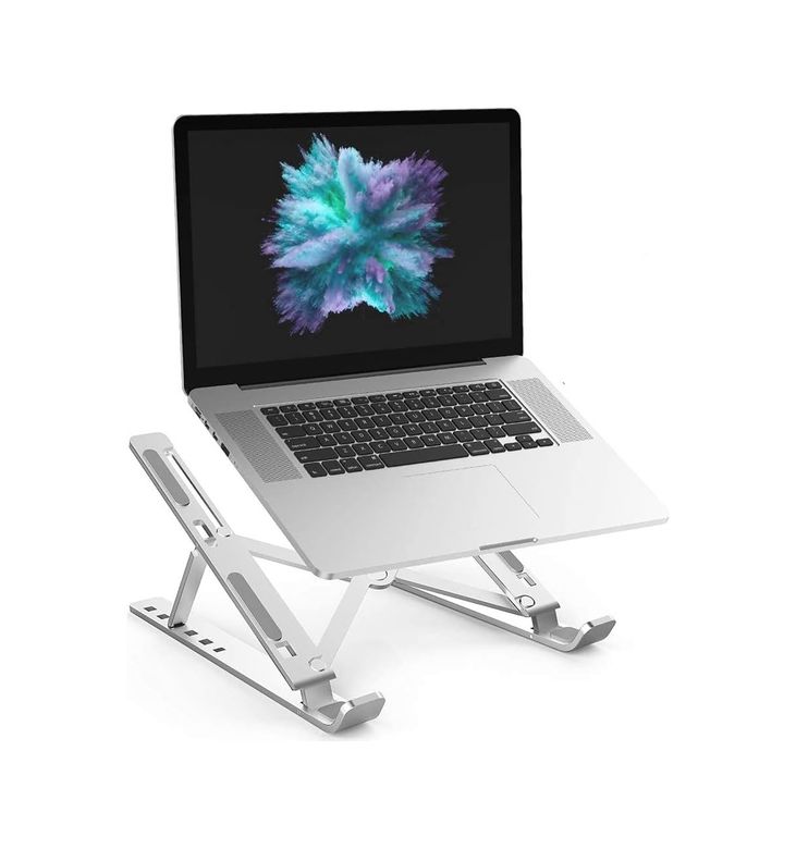 Diğer 128873150 N29-3-Gümüş Katlanır Aluminyum Laptop Bilgisayar Standı