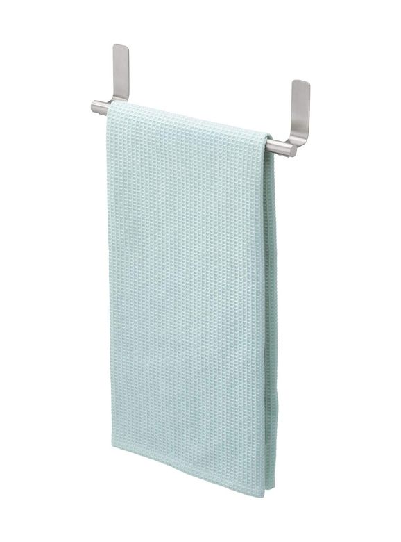 Diğer 128874338 82700 Forma Banyo, Mutfak Duvarları, Dolaplar, Tezgah Üstü İçin Kendinden Yapışkanlı Havlu Tutacağı, 1'li Set, Fırçalanmış Paslanmaz Çelik