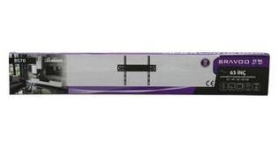 Diğer 128875344 Lcd Led Sabit Tv Askı Aparatı, 32" - 65" Uyumlu, Siyah, 82X165 Cm, Vida Seti Dahil