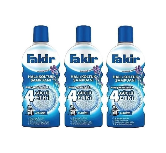 Diğer 128884423 Halı Şampuanı Lavanta Makineler İçin 1000 Ml X 3 Adet