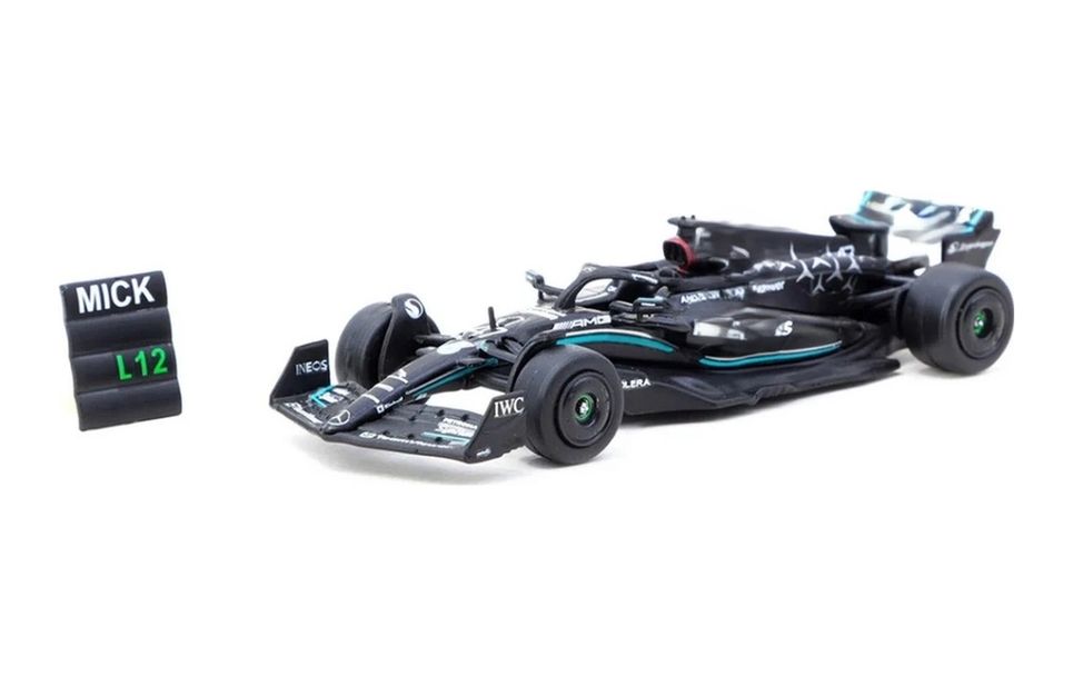 Diğer 129567243 Mey İthalat 1/64 Model Araç F1 W14 E Performance Spanish Grand Prix Tyre Testing 2023