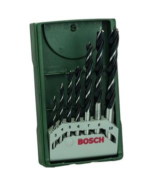 Diğer 130368063 Professional Accessories Ahşap Matkap Uçu, Yeşil, 7 Adet