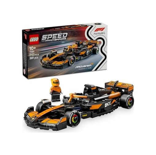 Diğer 130369101 Mclaren F1 Mcl38 Yarış Arabası 77251 10 Yaş Ve Üzeri Kız Ve Erkek Çocukları İle Yetişkin Motorseverler İçin Sürücü Minifigürü İçeren Yapım Ve Sergileme Seti 269 Parça
