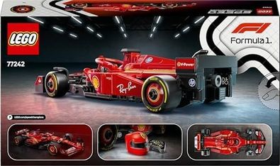 Diğer 130369191 Ferrari Sf-24 F1 Yarış Arabası 77242 10 Yaş Ve Üzeri Kız Ve Erkek Çocukları İçin Koleksiyonluk Sürücü Minifigürü İçeren Yapım Seti, Motor Hayranları İçin Model Kiti 275 Parça