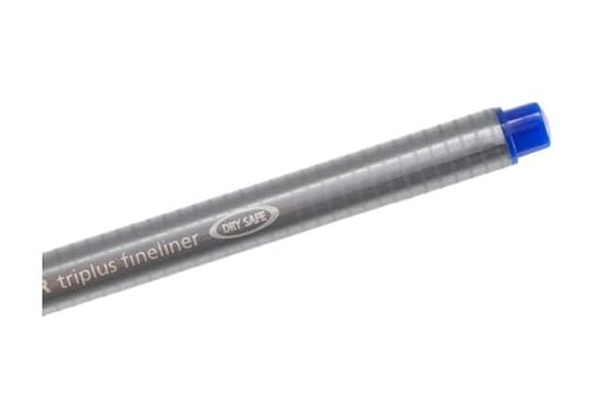 Diğer 130373114 3343 Triplus Fineliner Keçeli Kalem, 0.3 Mm Uç, Su Bazlı Mürekkep, Mavi