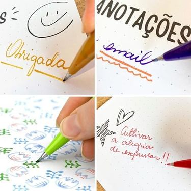 Diğer 130409390 Ses15C-P2X Brush Sing Pen Fırça Uçlu Kalem - Pembe