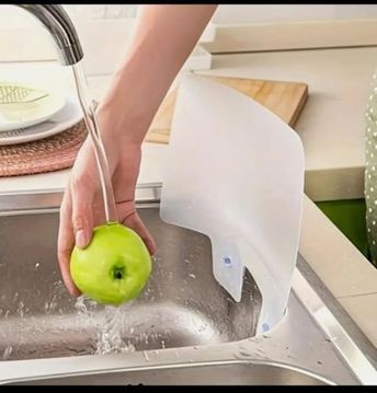 Diğer 131574435 2 Adet Mutfak Lavabo Su Bariyeri Tava Yağ Tencere Bariyeri Su Sıçratmaz Lavabo Bariyer Açık Gri