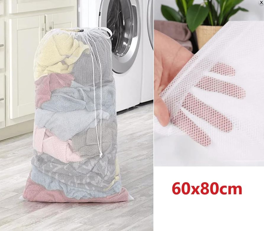 Diğer 131576141 Aksu Çamaşır Yıkama Filesi 60X80 Beyaz 1Ad.