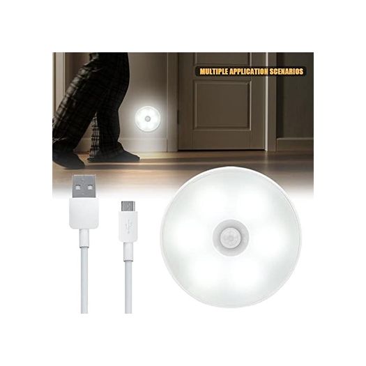Diğer 131604806 Hareket Sensörlü Usb Şarjlı Lamba Led Işık Sensörlü Lamp Gece Lambası Hareket Sensör Led Sensör Lamba