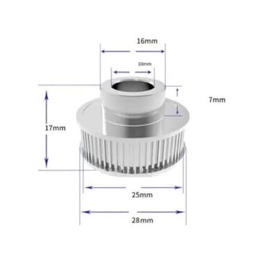 Diğer 131736609 Gt2 Zamanlama Kasnağı 40 Diş 10 Mm