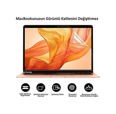 Diğer 131736881 Ekran Koruyucu Macbook Pro 13 İnç Anti Scratch Eski Hdmı Model 2012-2015 A1425 A1502 İle Uyumlu Şeffaf