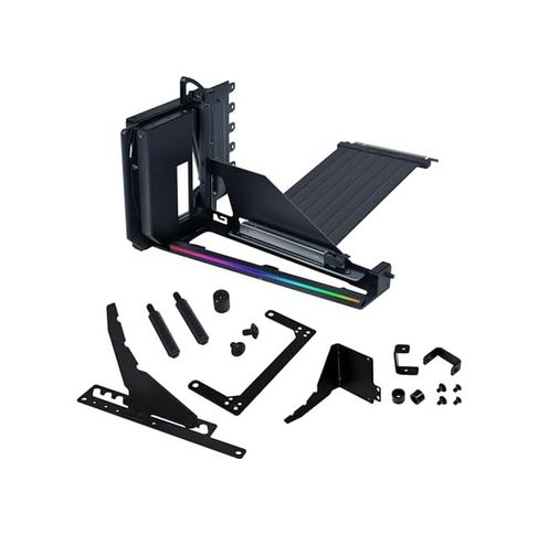 Diğer 131737311 Lian Li Atx Pc Kasası 4 Yuvalı Dikey Gpu Kiti Vg4V4 - Premium Gen 5 Yükseltici Kablo Pcı-E 5.0 X16-200Mm, Pcıe 3.0/4.0 Uyumlu, Ayarlanabilir Konum - Çoğu Pc Kasasına Uyar Vg4V4 Siyah