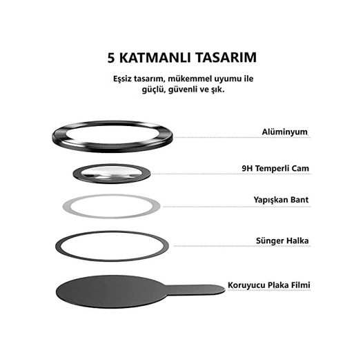 Diğer 131738318 İphone 17 Pro/iphone 17 Pro Max İçin Lens Koruyucu 9H Temperli Cam Kamera Koruyucu Apple İphone 17 Pro Ve İphone 17 Pro Max Lens Koruyucu Titanyum Gri, İphone 17 Pro/17 Pro Max 1 2000 - 2023 120.yıl 1.5 D Ecotec Start&stop 10000