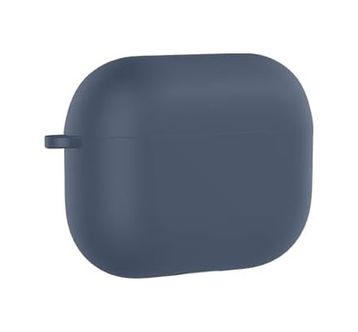 Diğer 131738780 Psr Aksesuar Airpods Pro 3 Uyumlu Silikon Kılıf Darbe Ve Çizilme Koruyucu, Soft Touch Silikon, Kablosuz Şarj Destekli, Taşıma İpi Slotlu Lacivert