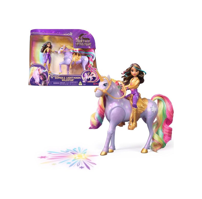 Diğer 131746718 Unicorn Academy Unicorn Akademisi Küçük Bebek Sophia Ve Işikli Wildstar