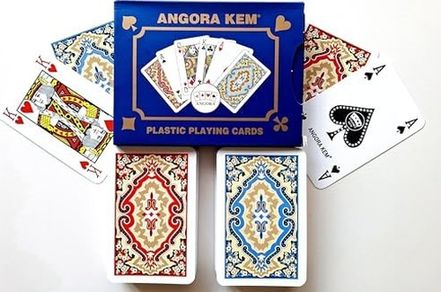 Diğer 131746719 Angora Plastik Iskambil Kağıdı,biriç Oyun Kağıdı,playing Cards, Olympos