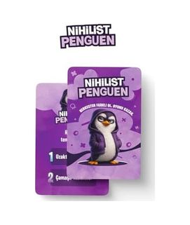 Diğer 131746850 Nihilist Penguen, Eğlenceli Parti Kart Oyunu, 3-8 Oyuncu, 15-20 Dakika