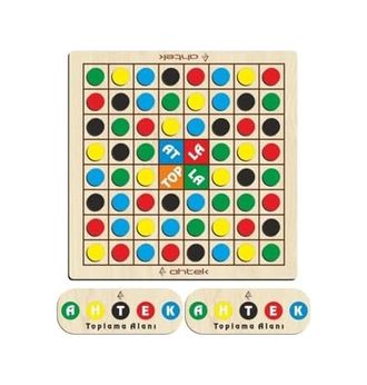 Diğer 131746934 Ahşap Atla Topla Zeka Ve Strateji Oyunu, Skippity, Zıp Zıp Oyunu Eticset253